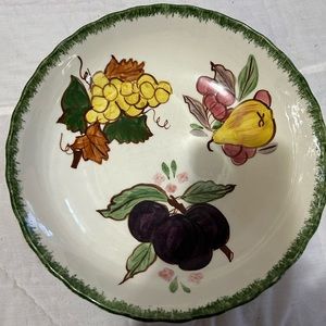 Blue Ridge “County Fair” salad bowl